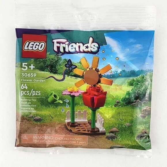 LEGO 2 Sets Friends Flower Garden 30659 & Mobile Music Trailer 30658 5+ Yr - Picture 2 of 12